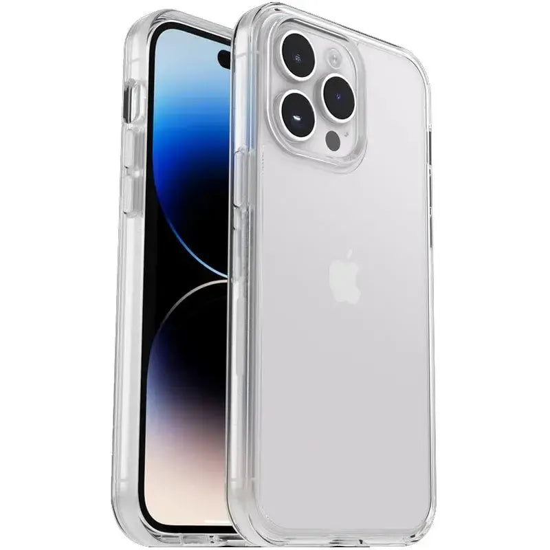 For Apple iPhone 16 Heavy Duty Symmetry Design Case Transparent
