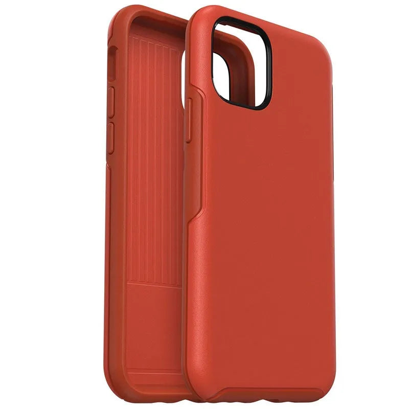 For Apple iPhone 16 Pro HeavyDuty Symmetry Design Case Red