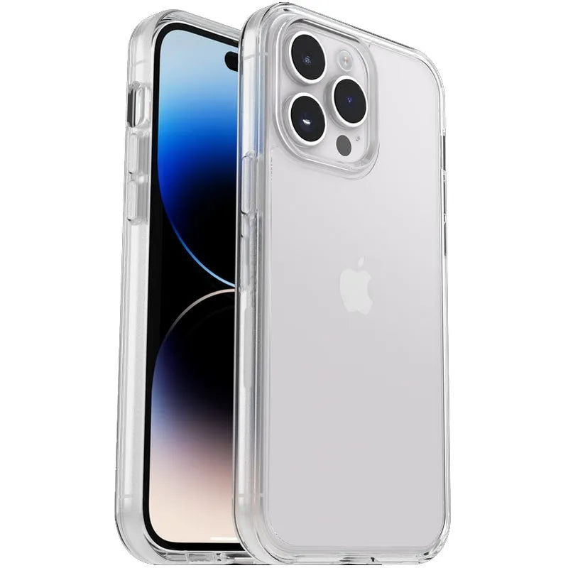 For Apple iPhone 16 Pro HeavyDuty Symmetry Design Case Transparent