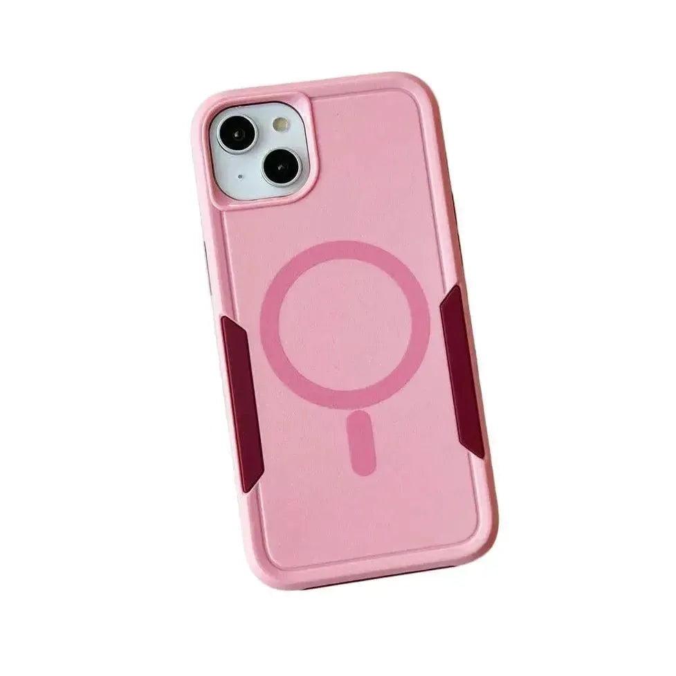 For Apple iPhone 16 Pro Max Axis Exploiter Magsafe Case Pink