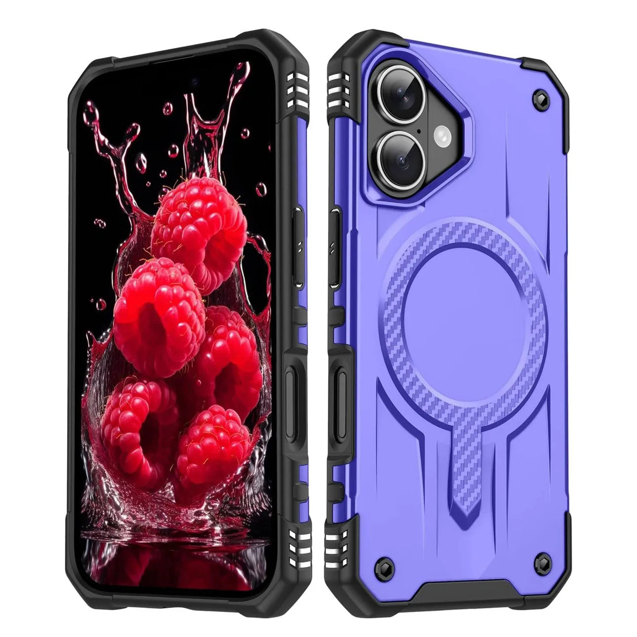 For Apple iPhone 16 Pro Max Starship Magsafe Magnetic Case Purple