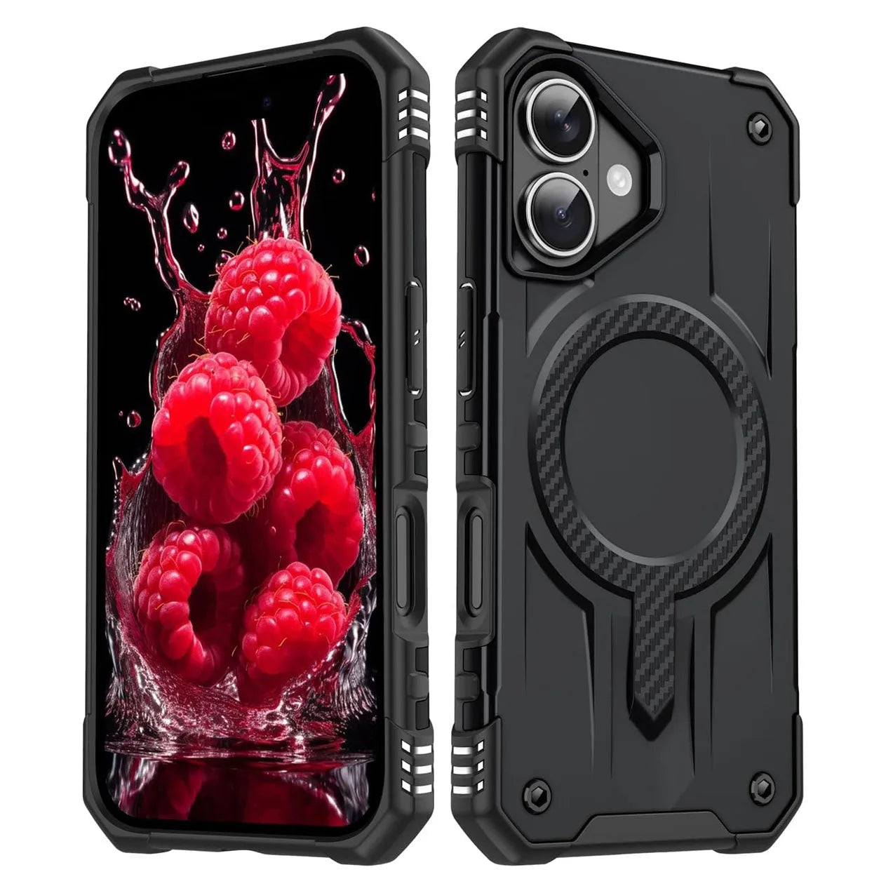 For Apple iPhone 16 Pro Starship Magsafe Magnetic Case Black