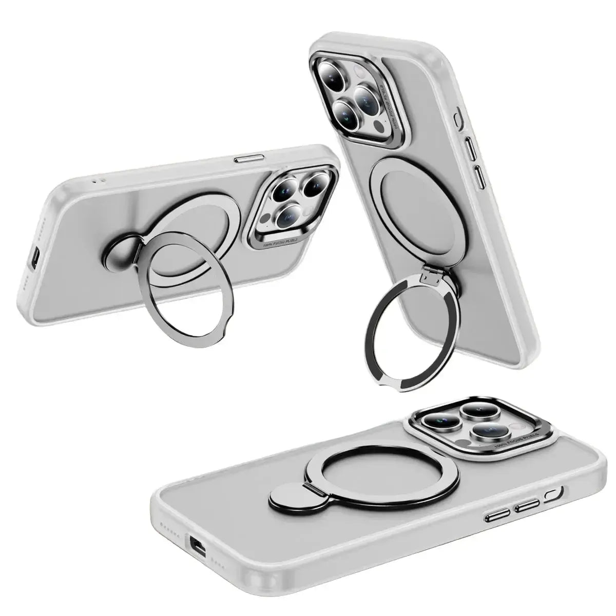For Apple iPhone 17 Air Udbasto Series Magsafe Ring Case Clear