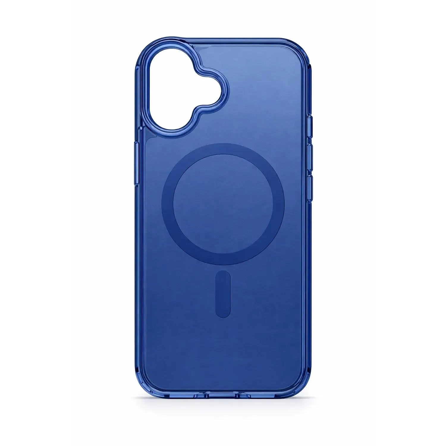 For Apple iPhone 17 Glossy Magsafe Magnetic Case Blue