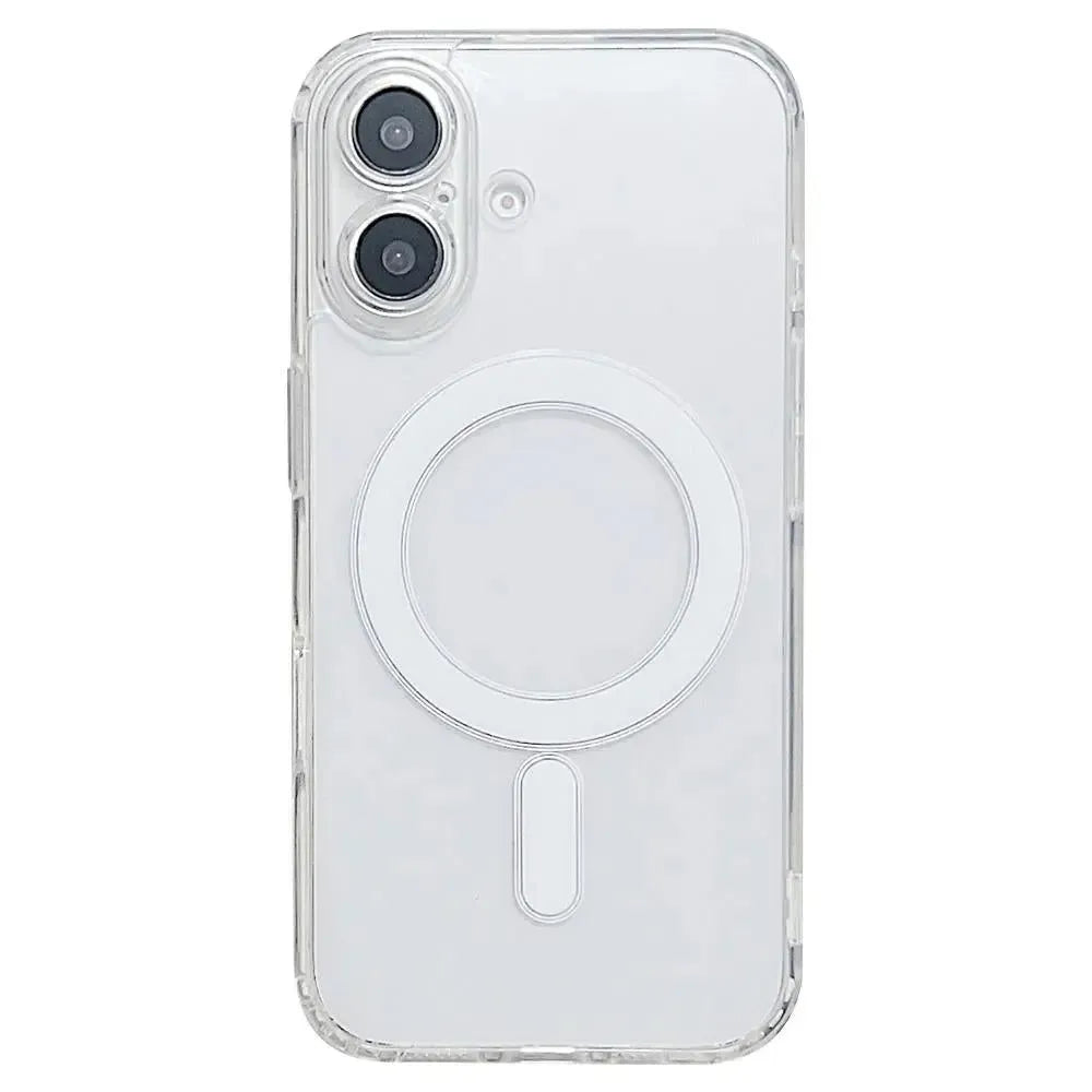 For Apple iPhone 17 Magsafe Magnetic Crystal Clear Case