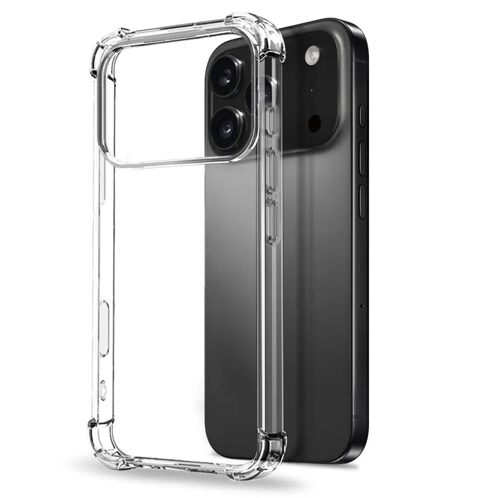 For Apple iPhone 17 Pro Max Shockproof Transparent Gel Case