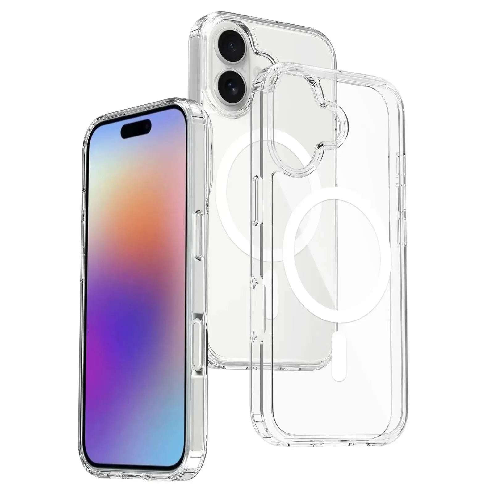 For Apple iPhone 17 Terminator Magsafe Symmetry Design Case Transparent