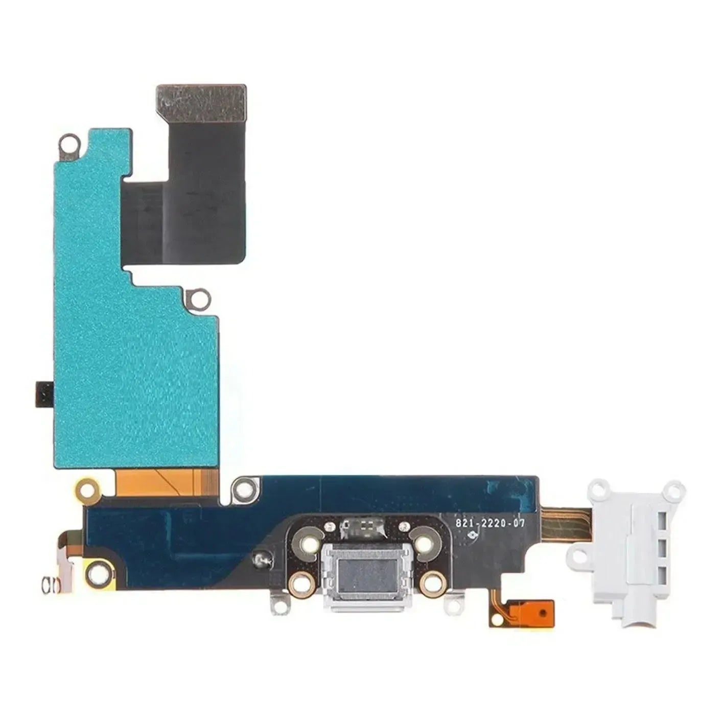 For Apple iPhone 6 Plus Charging Port Flex Cable White