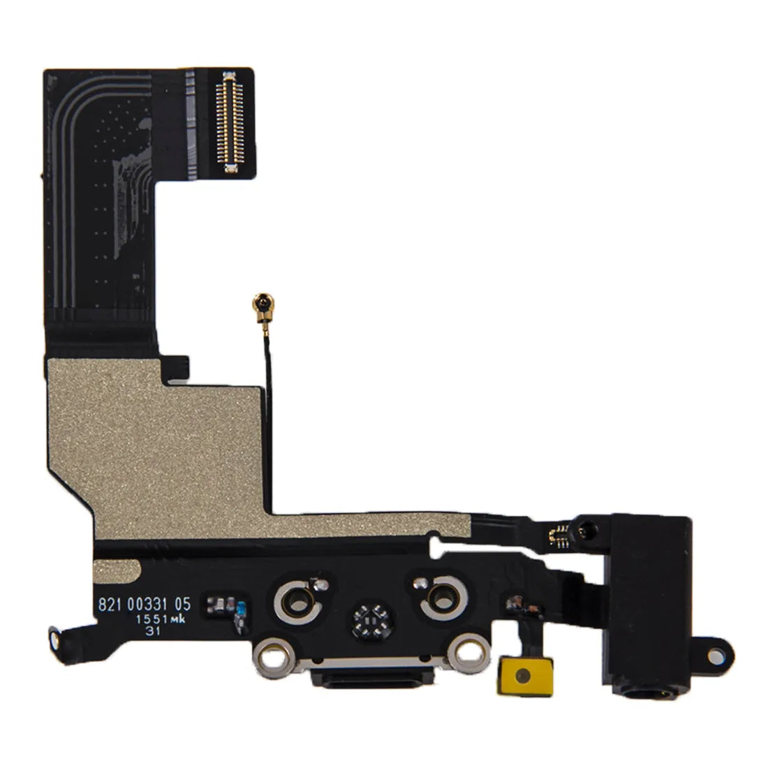 For Apple iPhone SE 2016 Replacement Charging Port / Headphone Jack Flex Cable - Black