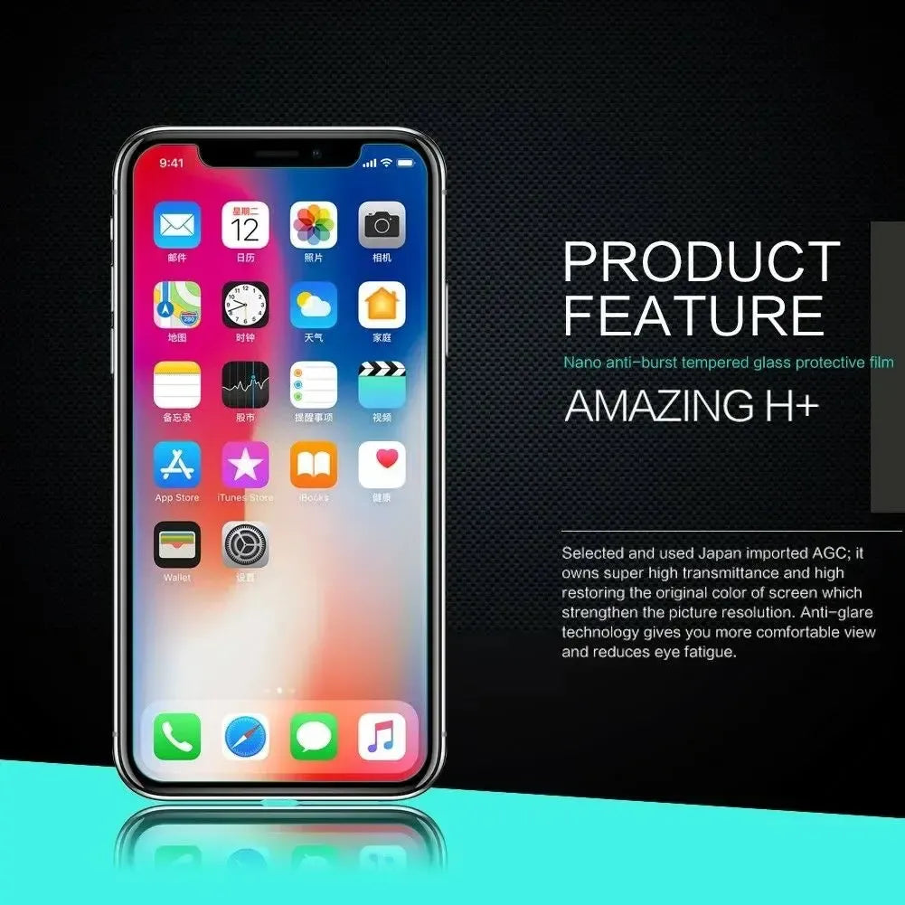 For Apple iPhone XS Tempered Glass