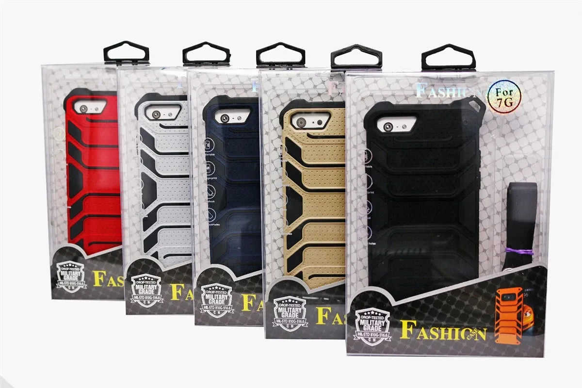 For Apple iPhone XS/X Defender Design Lanyard Case With Packaging Rose Gold