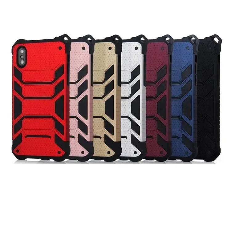 For Apple iPhone XS/X Defender Design Lanyard Case With Packaging Rose Gold