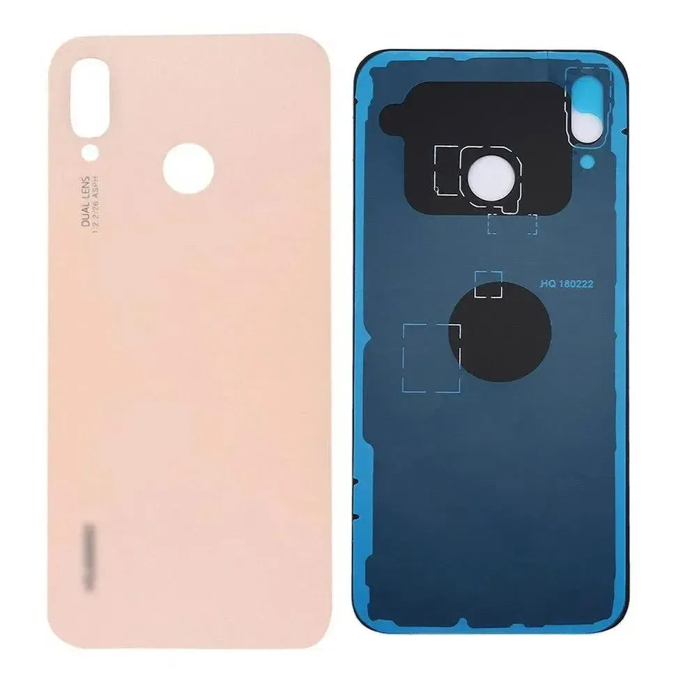 For Huawei P20 Lite Battery Cover Rear Glass Replacement With Adhesive Pink