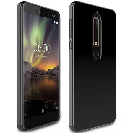 For Nokia 6.1 Black Gel Case