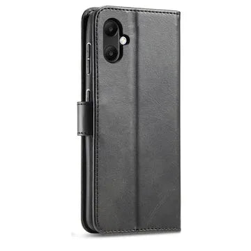 For Samsung Galaxy A06 Premium Aokus Wallet Case Black