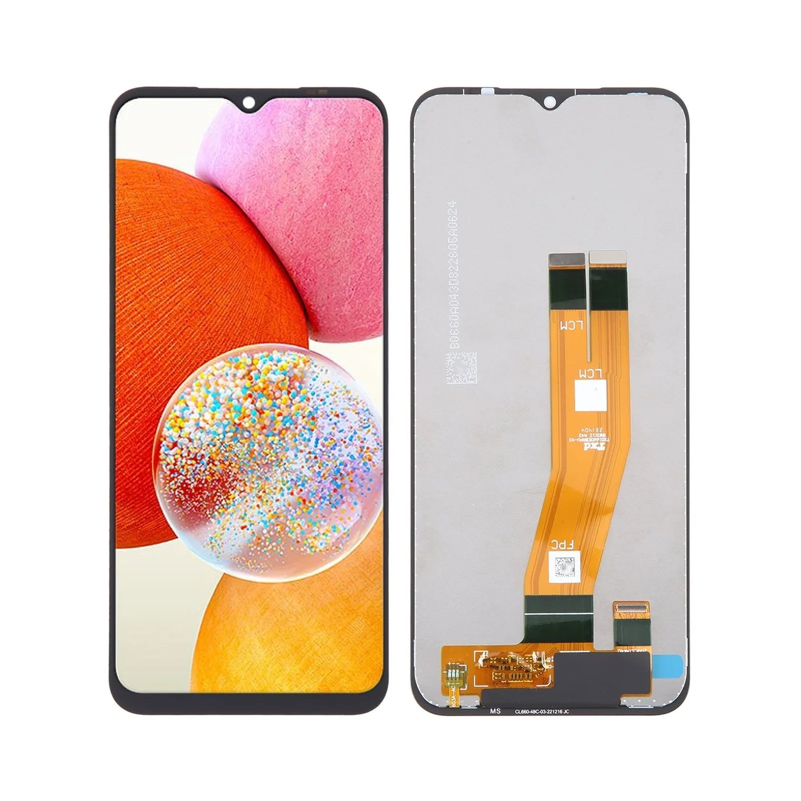 For Samsung Galaxy A14 Replacement LCD Touch Screen Assembly - Black