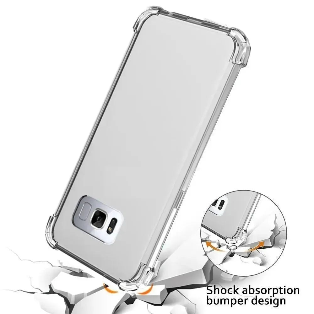 For Samsung Galaxy A21S Transparent Shockproof Gel Case