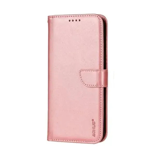 For Samsung Galaxy A26 5G Premium Wallet Case Rose Gold