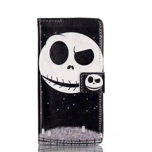 For Samsung Galaxy A3 2016 A310F Wallet Case Design Eyebrow Up Ghost