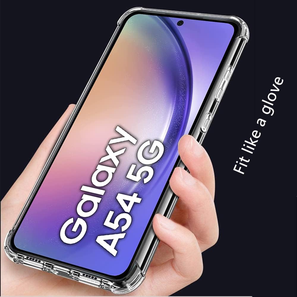 For Samsung Galaxy A54 5G Shockproof Transparent Gel Case