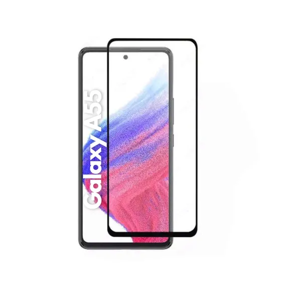 For Samsung Galaxy A55 Tempered Glass / Full Coverage 5D Screen Protector