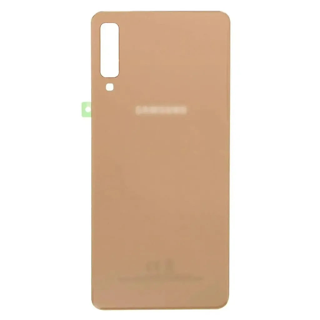 For Samsung Galaxy A7 2018 Replacement Battery Cover Rear Panel With Adhesive Gold