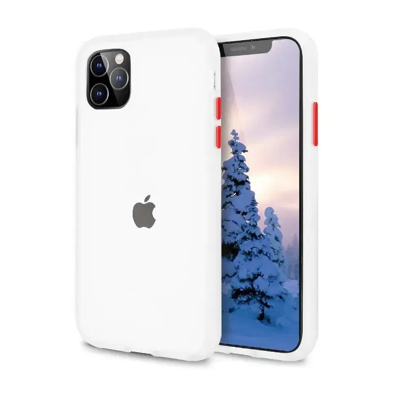 For Samsung Galaxy A71 Latest Matte TPU Shockproof Hard Case Transparent