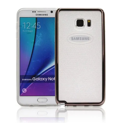 For Samsung Galaxy Note 5 N920 Gel Case Glitter Bronze