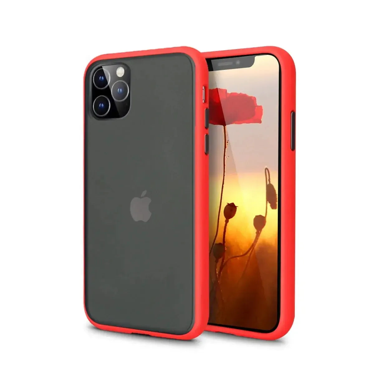 For Samsung Galaxy S20 Latest Matte TPU Shockproof Hard Case Red
