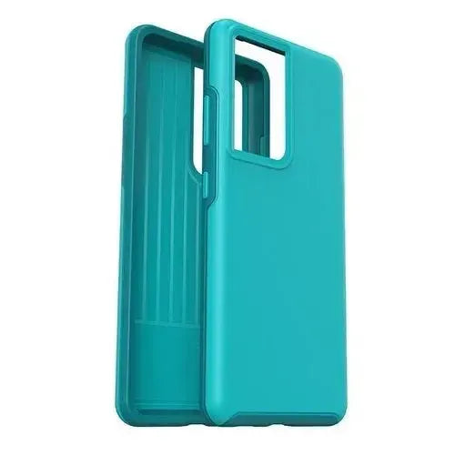 For Samsung Galaxy S21 Plus Symmetry Design Case Rock Candy Blue