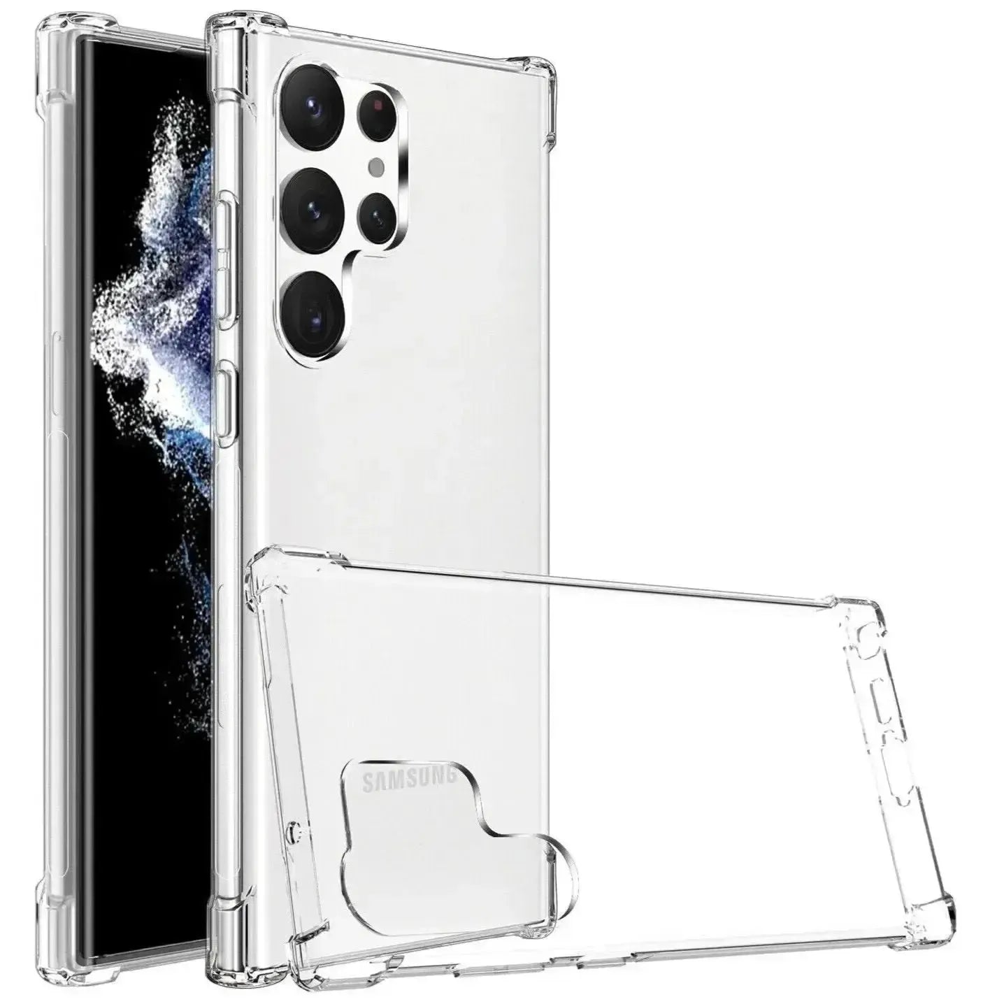 For Samsung Galaxy S22 Ultra Shockproof Transparent Gel Case