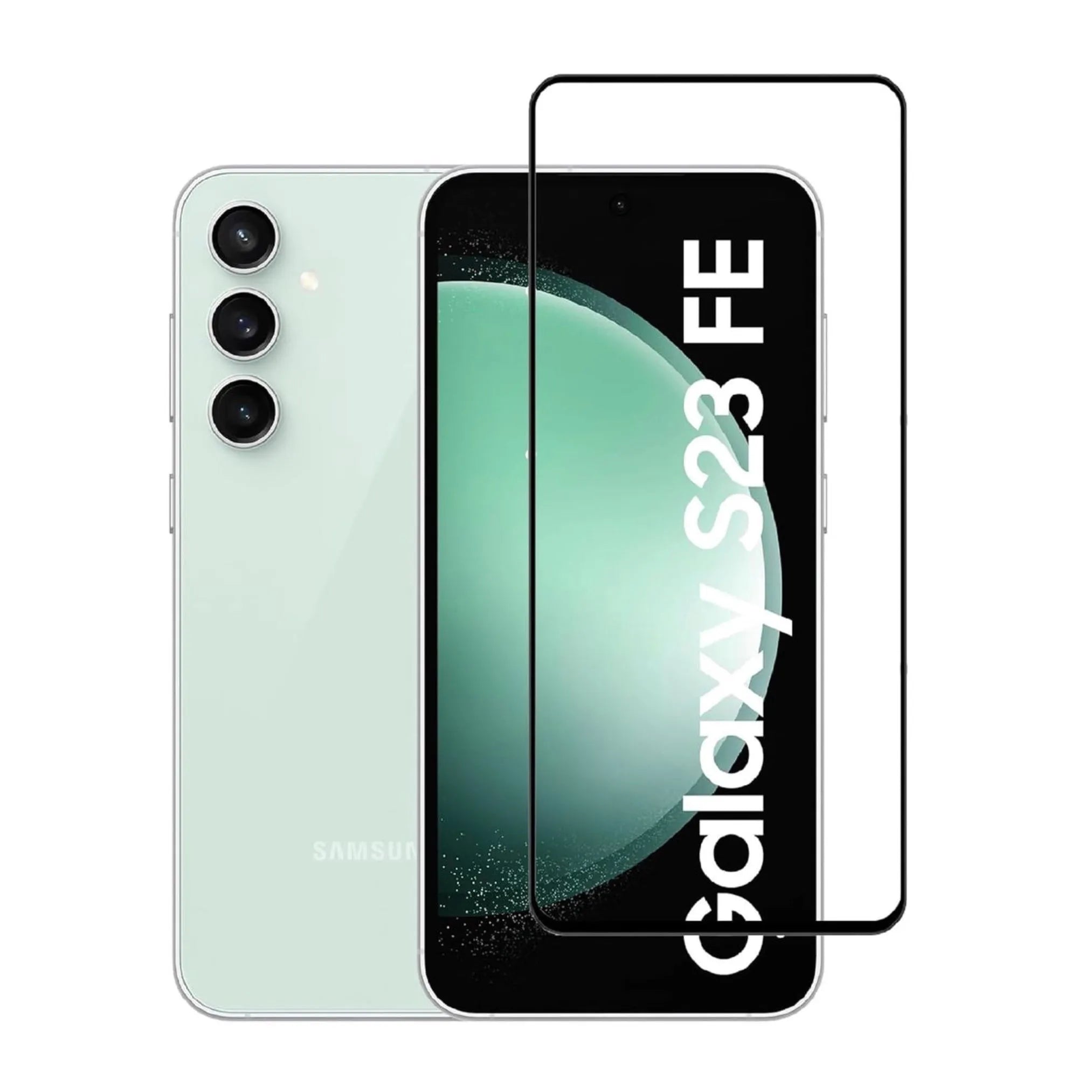 For Samsung Galaxy S23 FE Full Coverage 5D Tempered Glass / Screen Protector