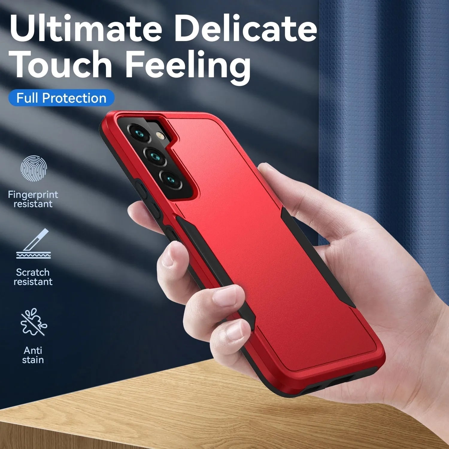 For Samsung Galaxy S23 Symmetry Exploiter Case Red