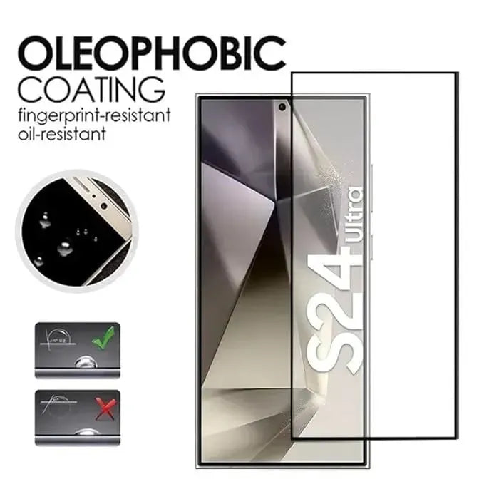 For Samsung Galaxy S24 Ultra Full Coverage 9D Tempered Glass