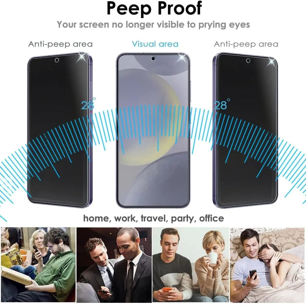 For Samsung Galaxy S24 Ultra Privacy Anti-Spy Tempered Glass / Full Coverage Screen Protector