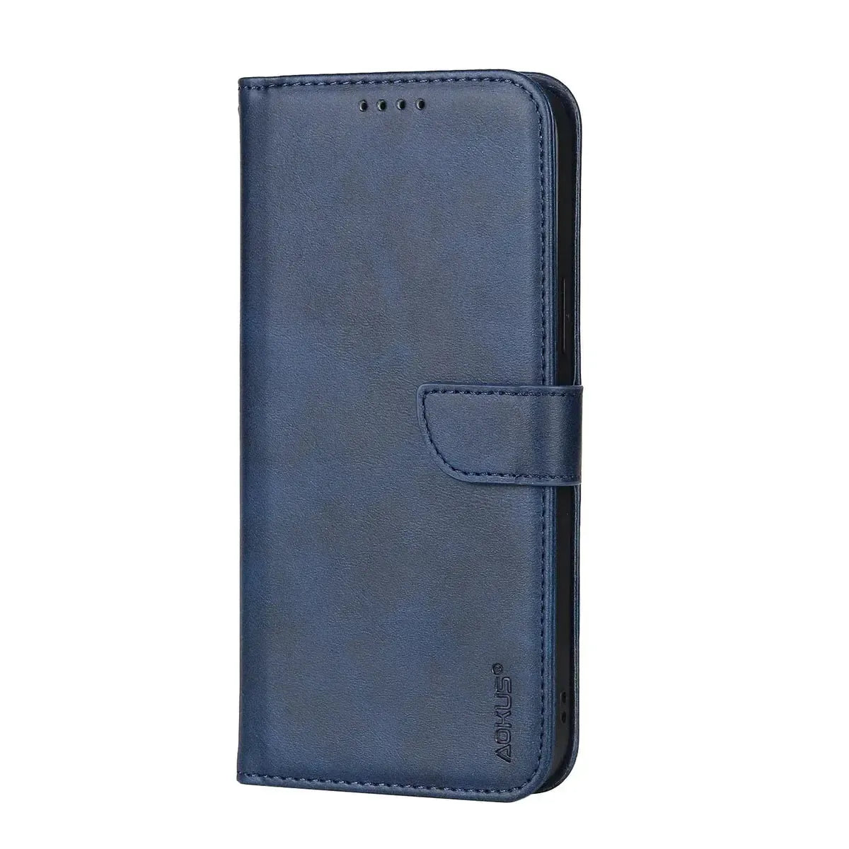 For Samsung Galaxy S25 Edge Premium Wallet Case Blue