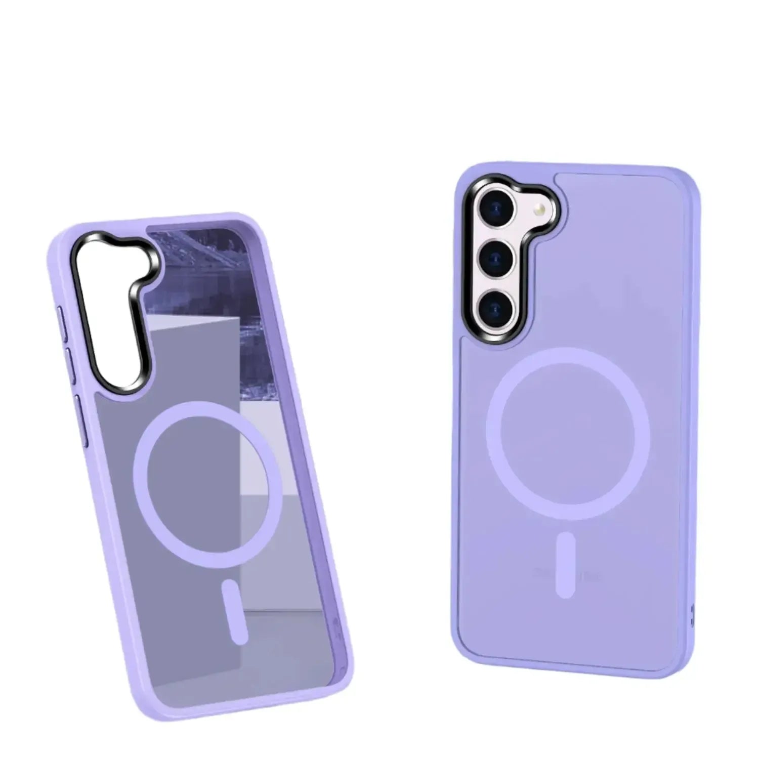 For Samsung Galaxy S25 Plus / S24 Plus Skin-Feel Magnetic Magsafe Case Purple