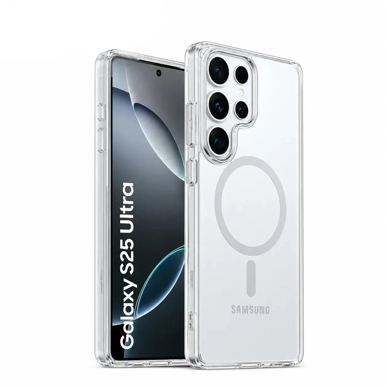 For Samsung Galaxy S25 Ultra Magsafe Terminator Axis Case Transparent