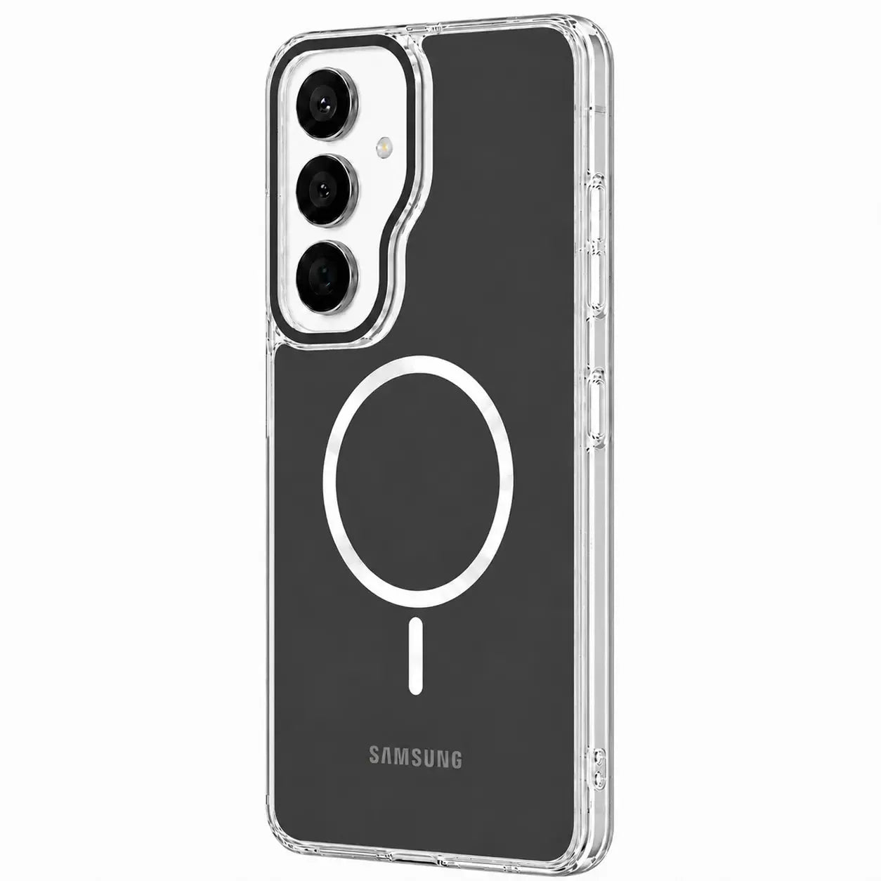 For Samsung Galaxy S26 Macaron Magsafe Case With Camera Stand Black