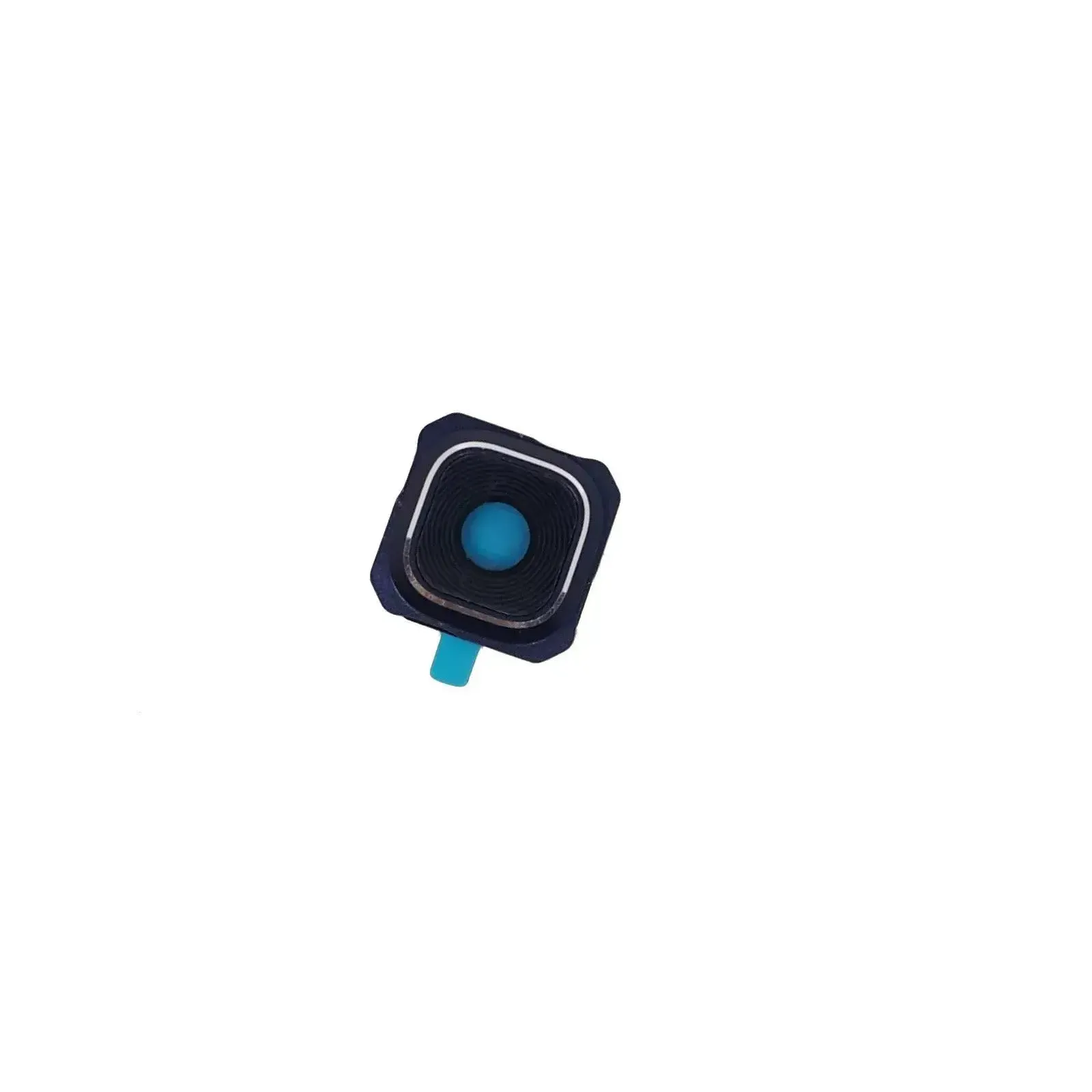 For Samsung Galaxy S6 Edge Plus - Camera Lens Glass With Frame Blue