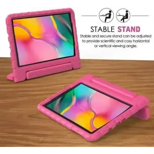 For Samsung Galaxy Tab A 8.0" 2019 Kids Case Shockproof Cover With Stand Pink