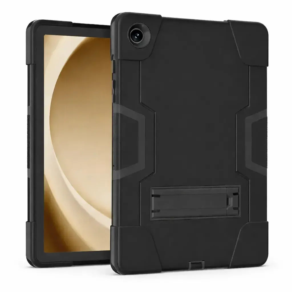 For Samsung Galaxy Tab A11 Plus SM-X230 2025 Hard Case Survivor With Stand Black