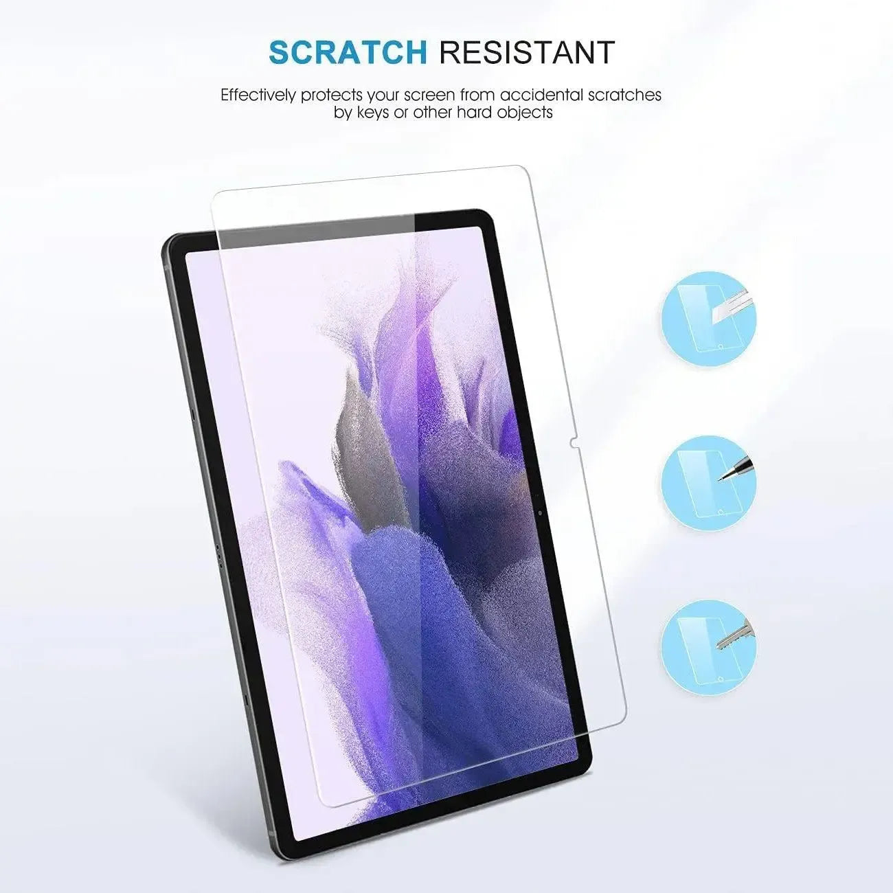 For Samsung Galaxy Tab S7 FE Tempered Glass Screen Protector