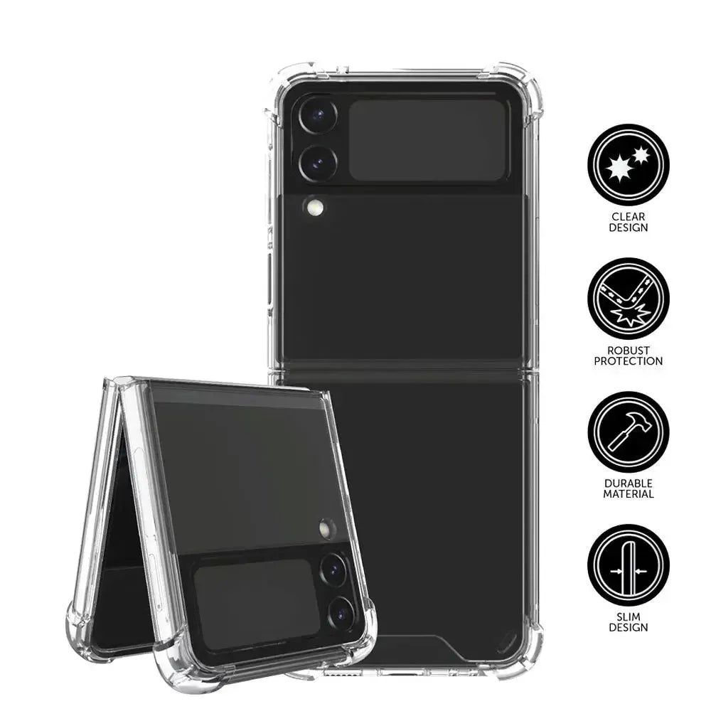 For Samsung Galaxy Z Flip 3 Shockproof Transparent Gel Case