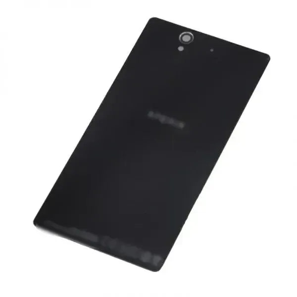 For Sony Xperia Z Battery Cover Rear Glass Replacement With Adhesive Black