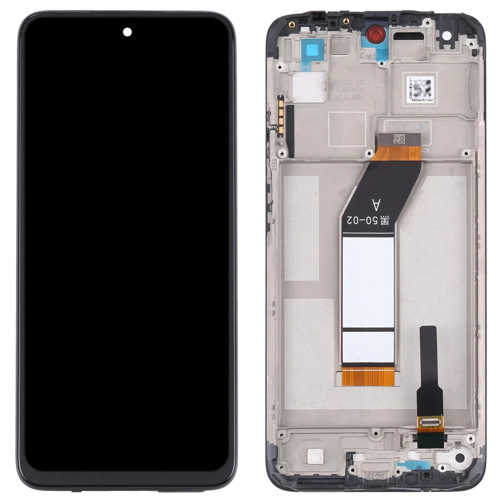 For Xiaomi Redmi Note 11 4G LCD Screen Replacement With Frame - Black