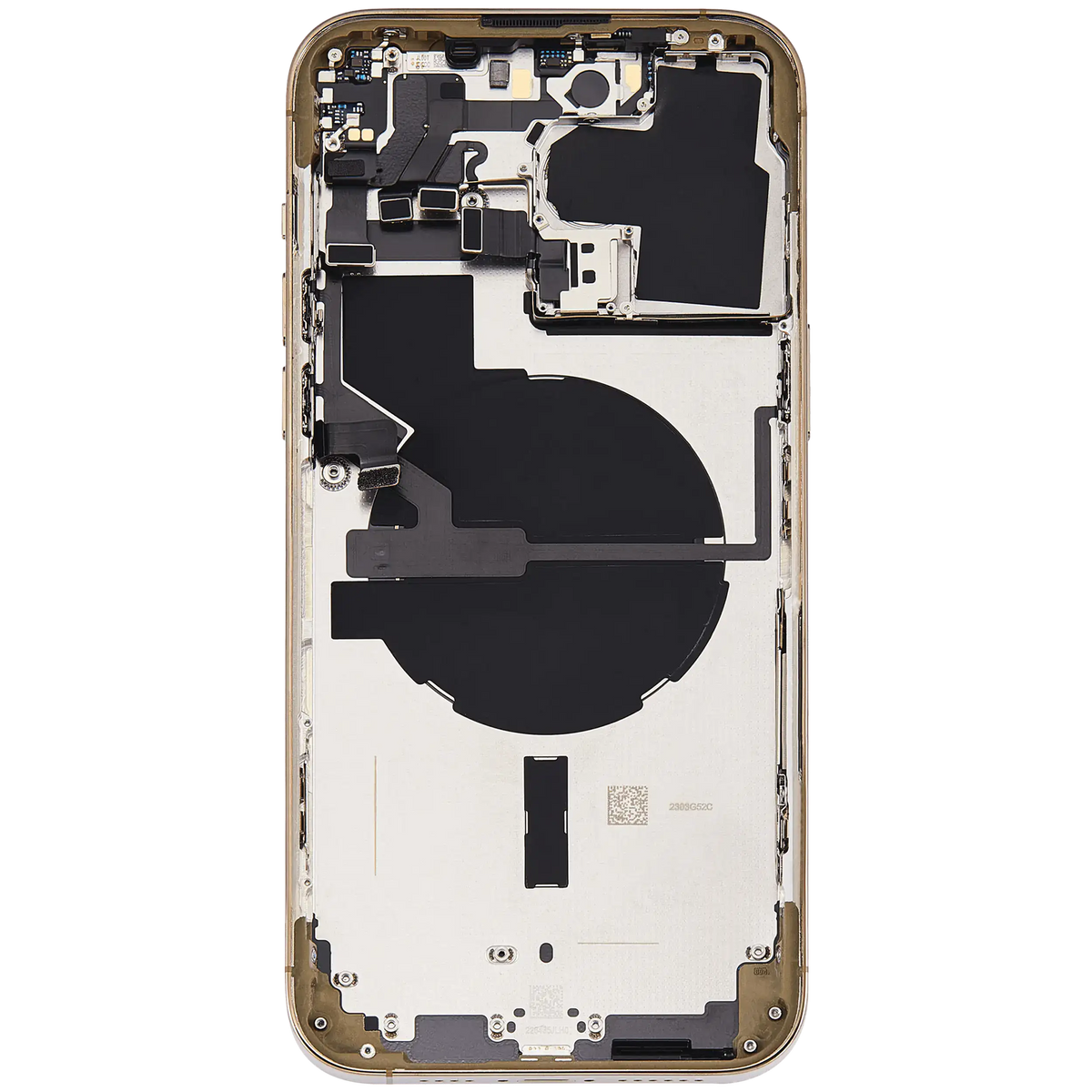 For iPhone 14 Pro Max Back Housing With Small Parts US Version Pulled - Grade C - Gold