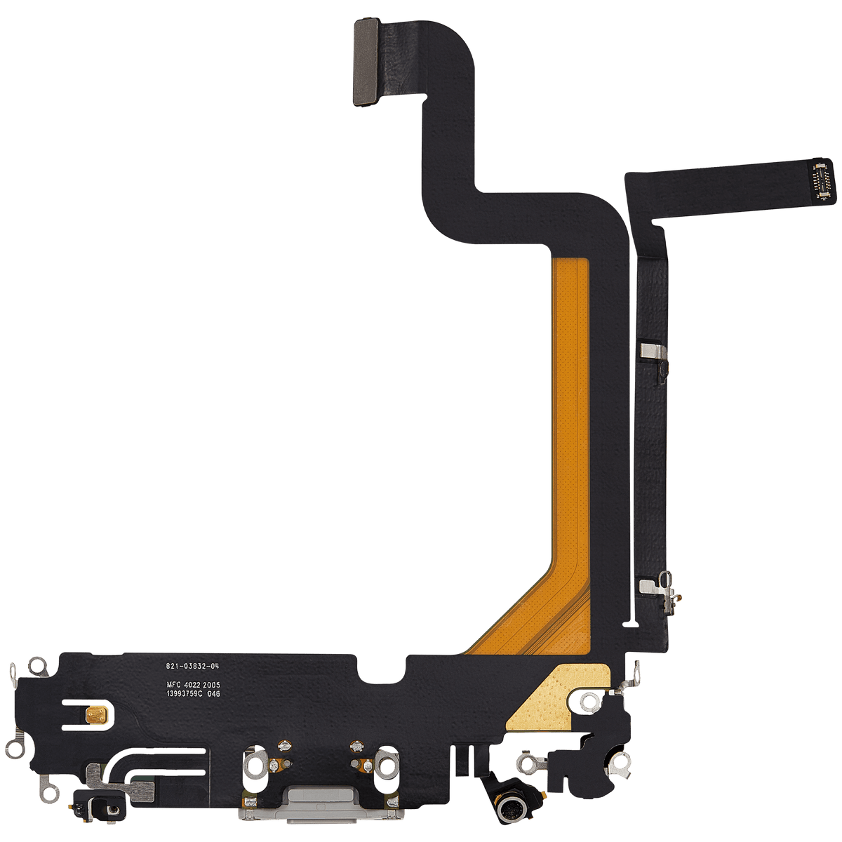 For iPhone 14 Pro Max Charging Port Flex Cable Pulled - Silver