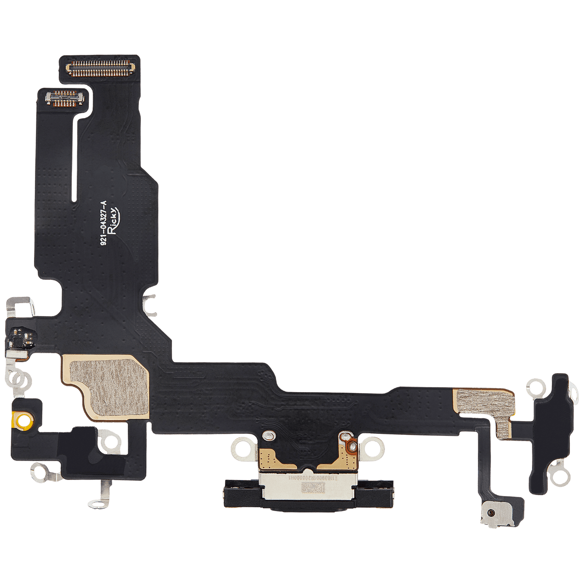 For iPhone 15 Charging Port Flex Cable | Aftermarket Plus - Black