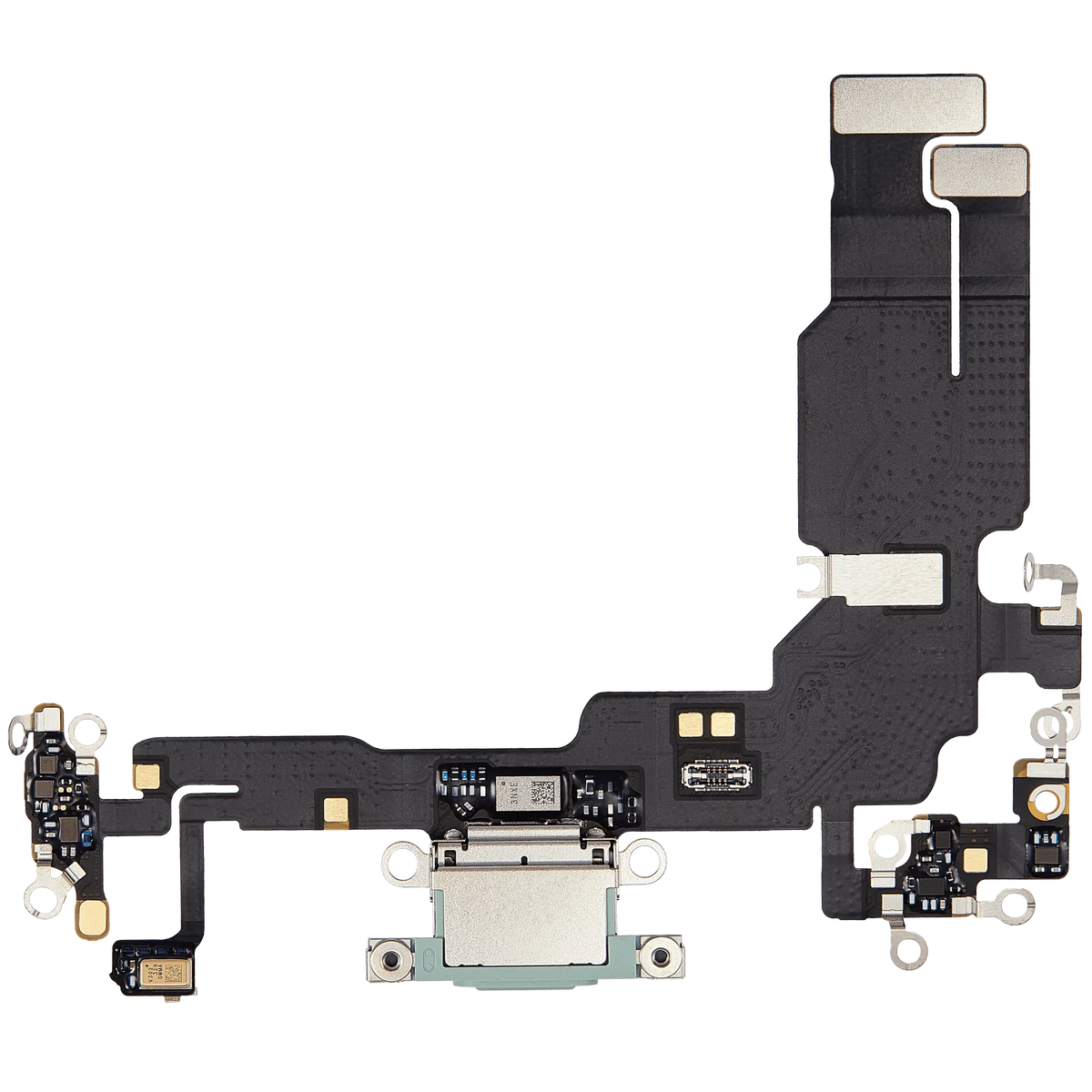 For iPhone 15 Charging Port Flex Cable Pulled - Green